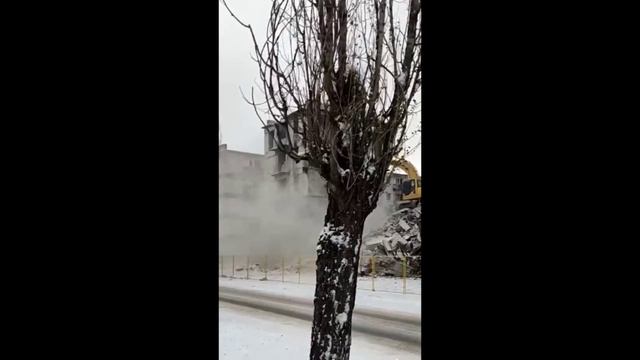 В Северодонецке начат демонтаж разрушенных в результате боев многоэтажек