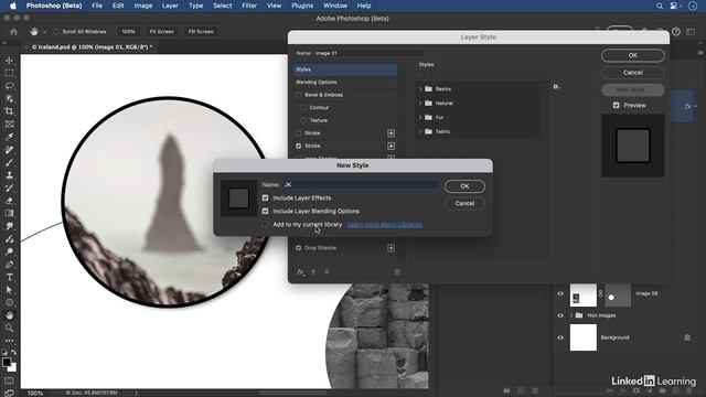 22-01 - Applying layer effects and styles