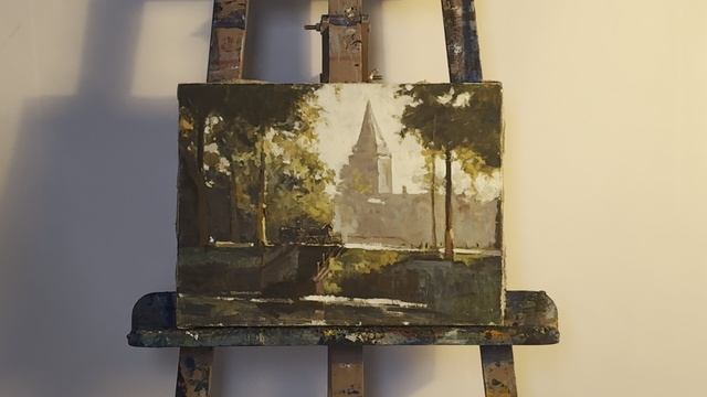 “Австрийский замок“ картина маслом