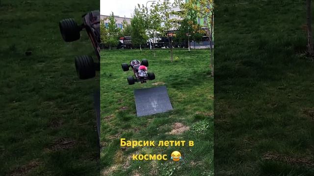 Барсик летит в космос #arrma #rc #barsik #барсик #arrmakratonexb