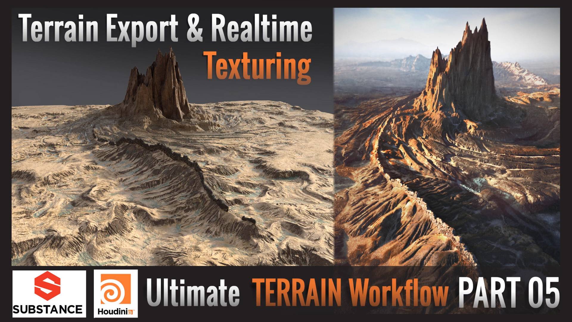 Part05 Terrain Export and texturing