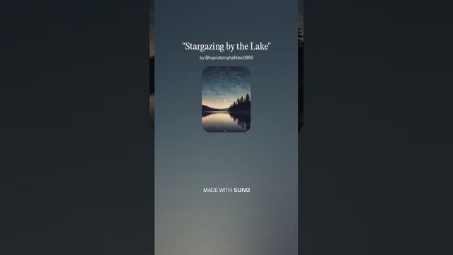 Lo-fi. Stargazing by the Lake