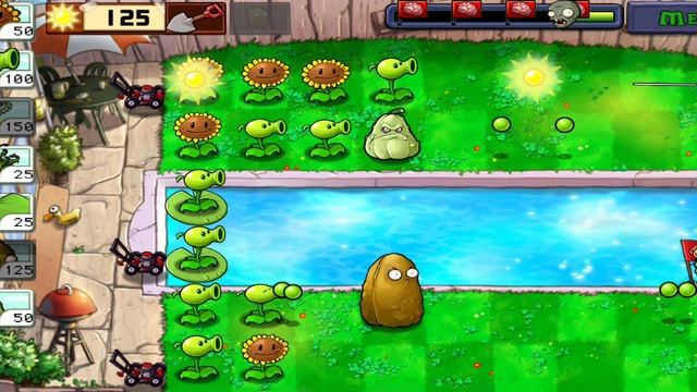 Plants vs. Zombies. Растения против зомби.