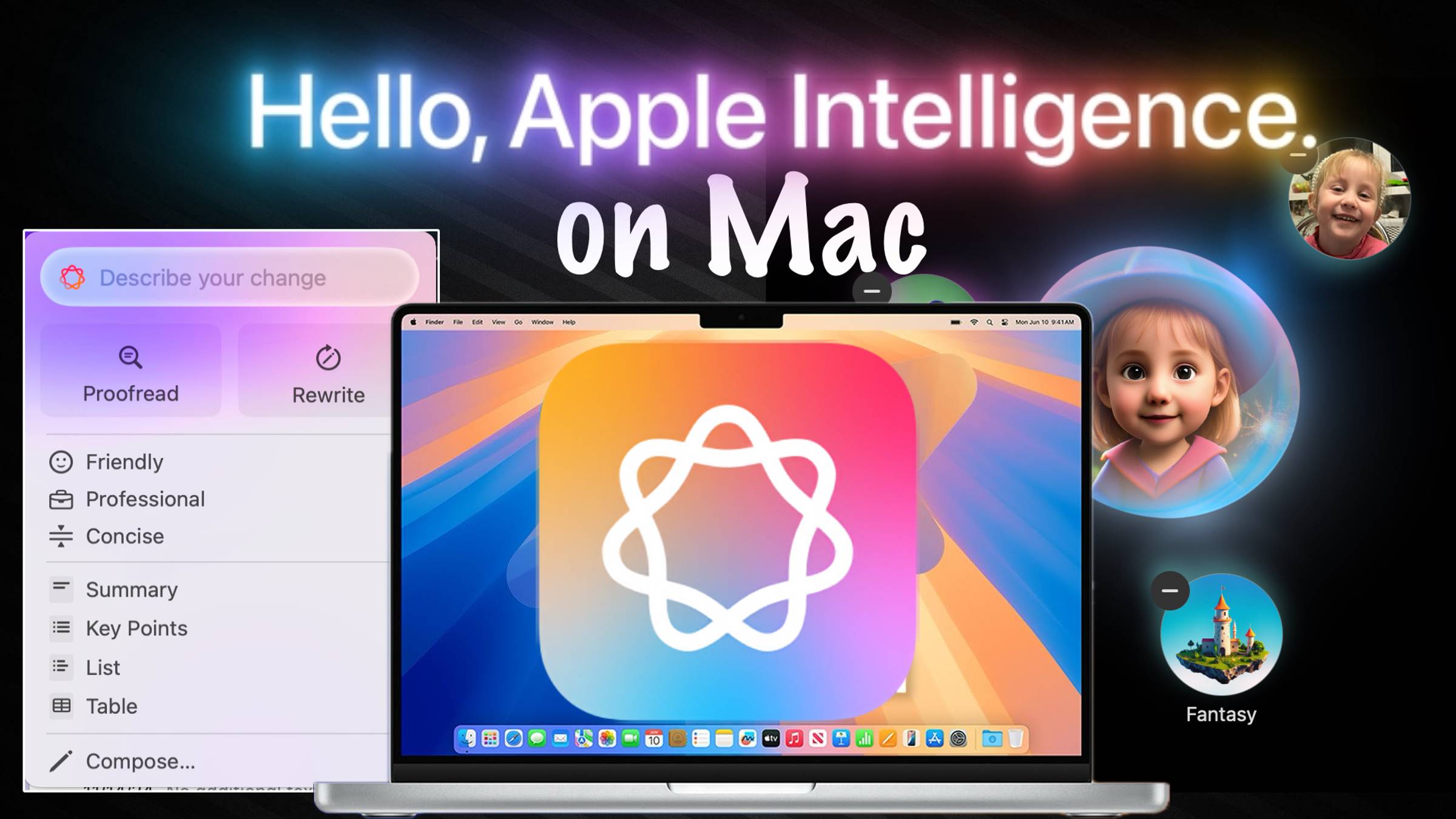 Apple intelligence on  Mac _ Apple intelligence НА Mac _ macOS Sequoia 15.2 (Apple Silicon)