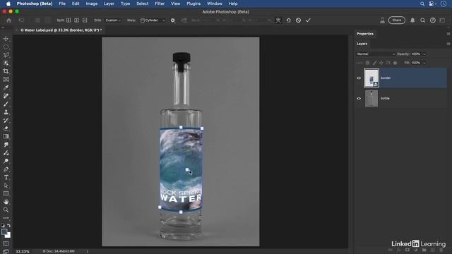 17-06 - Using Smart Objects to transform multiple layers as one