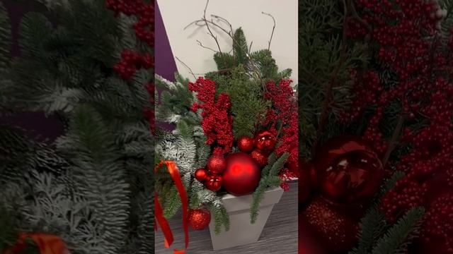 Новогоднее оформление для МЕДИА-1 |Студия декора Rosali
