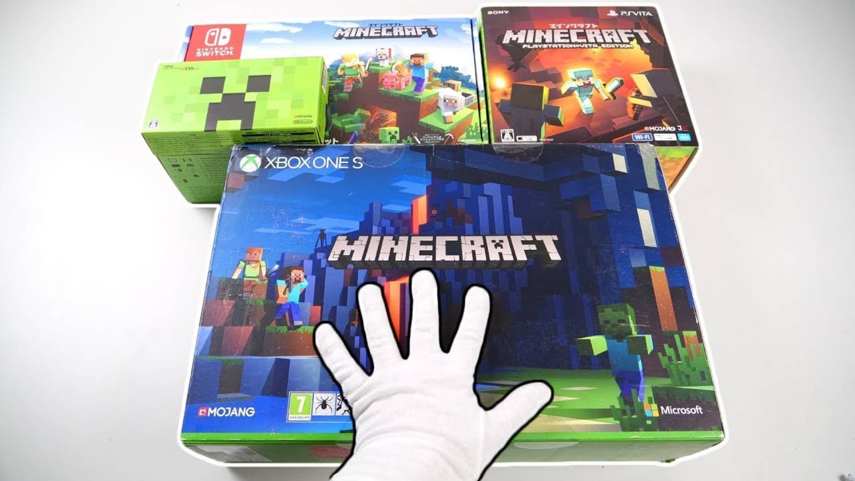 Распаковка лучших консолей MINECRAFT (Xbox One, Nintendo Switch, PlayStation Vita, 2DS XL)