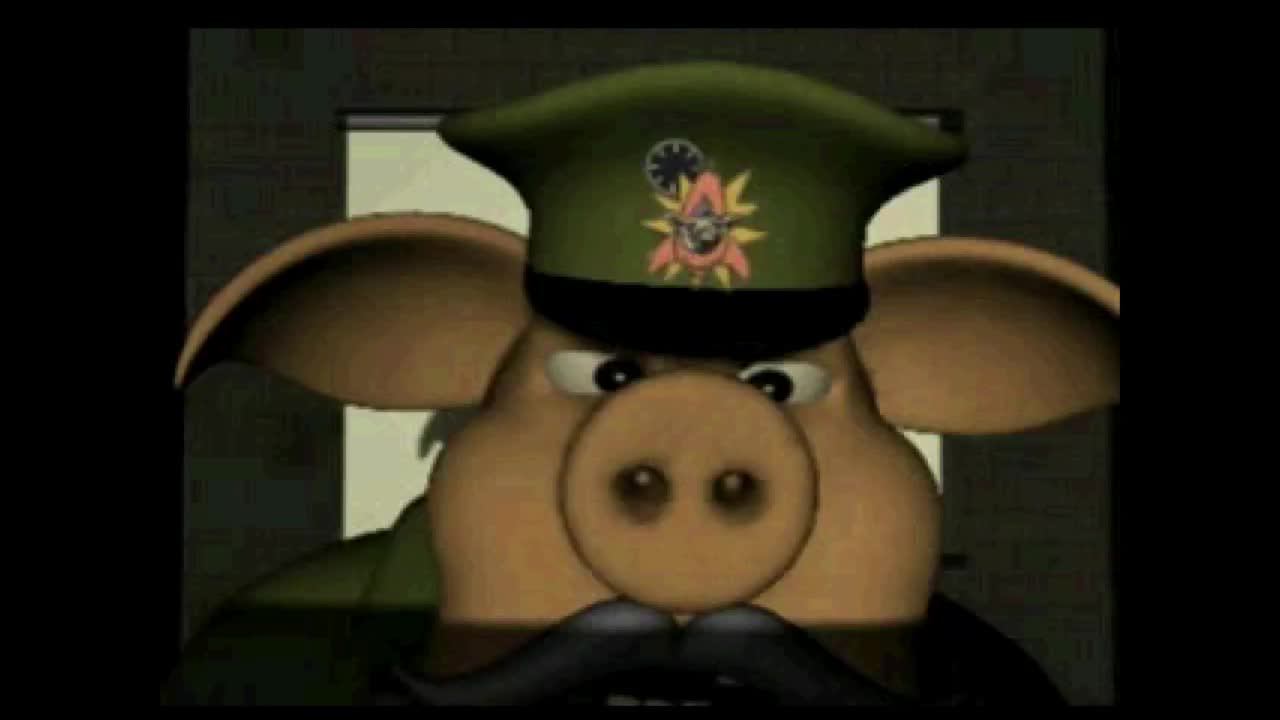 финальный  стрим PS 1играю в Hogs of War PS 1 Боевые хряки 1 ПС старая добрая игра