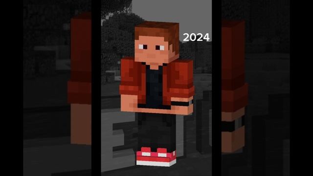 мой скин из Майнкрафта в разные года