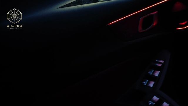 ЧАСТЬ 1. Показываем, как работает контурная подсветка салона Чанган кс 55 плюс!
