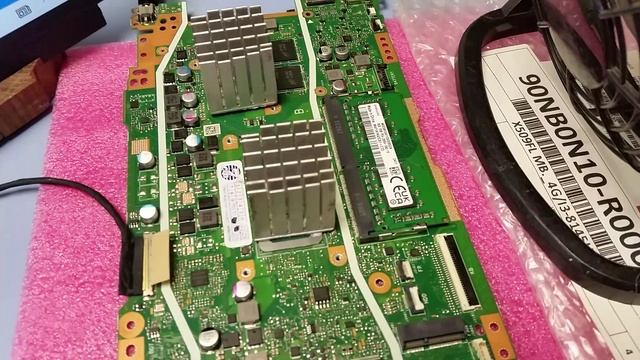 Матплата Asus X509FL заказ 18821- контрольный запуск.