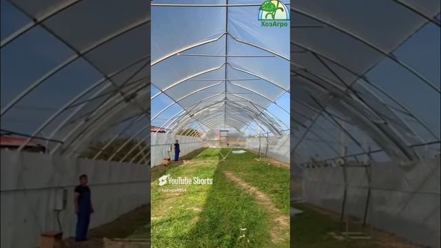 Автоматическая сборка купола ягодного  туннеля🍓