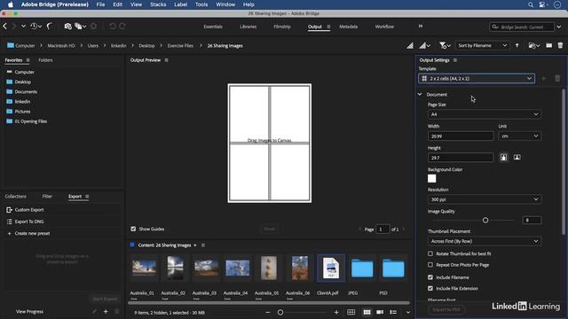 27-04 - Exporting a multiple images to a single document