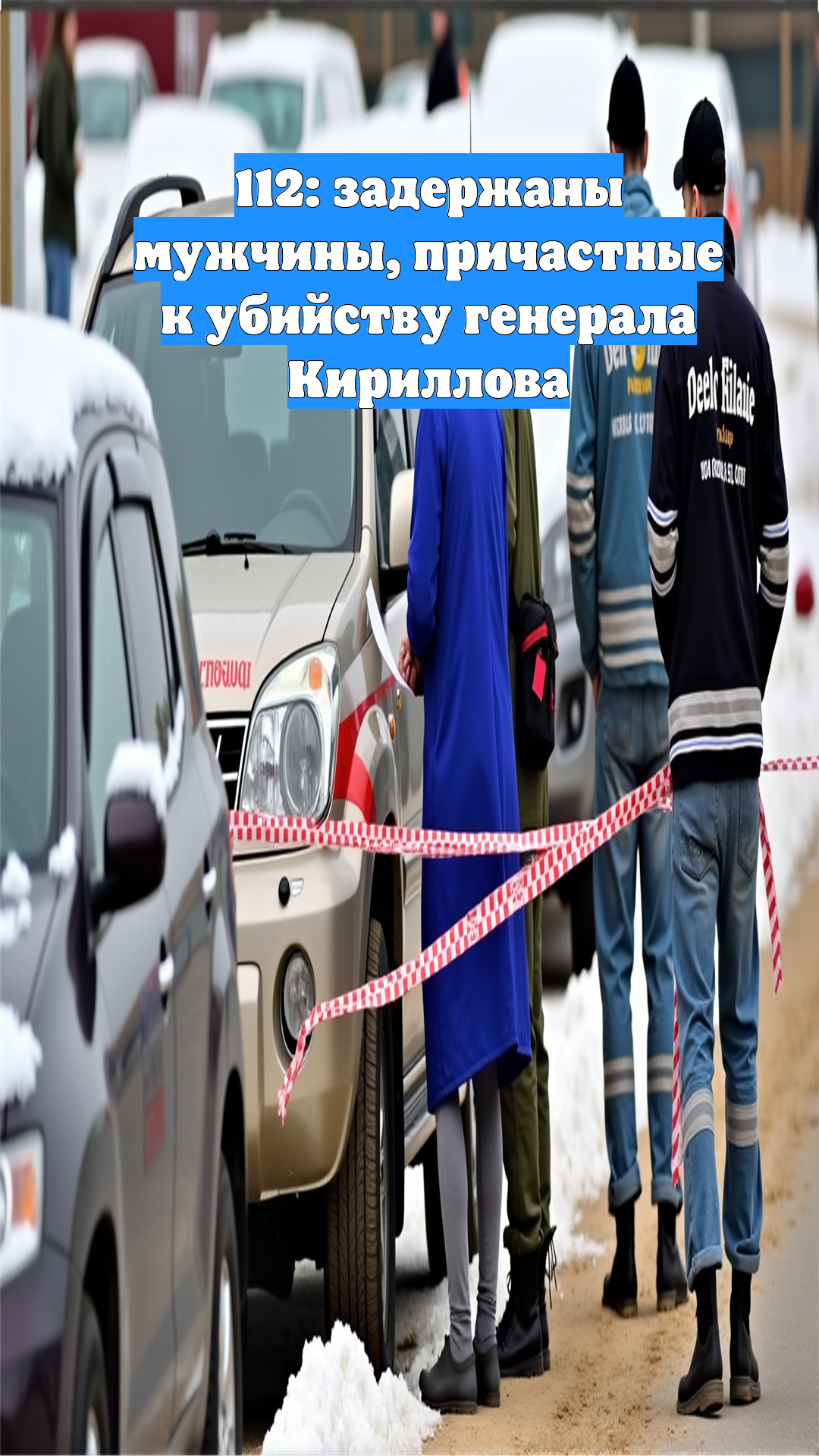 112: задержаны мужчины, причастные к убийству генерала Кириллова