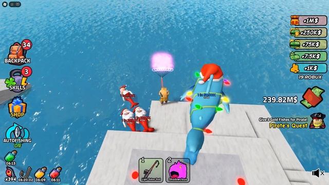 ПОЙМАЛ ЛЕГЕНДАРНОГО ГИГАНТСКОГО ЧЕРВЯ МОНСТРА! ROBLOX GO FISHING
