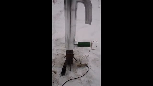 Тепловая пушка на отработке для гаража