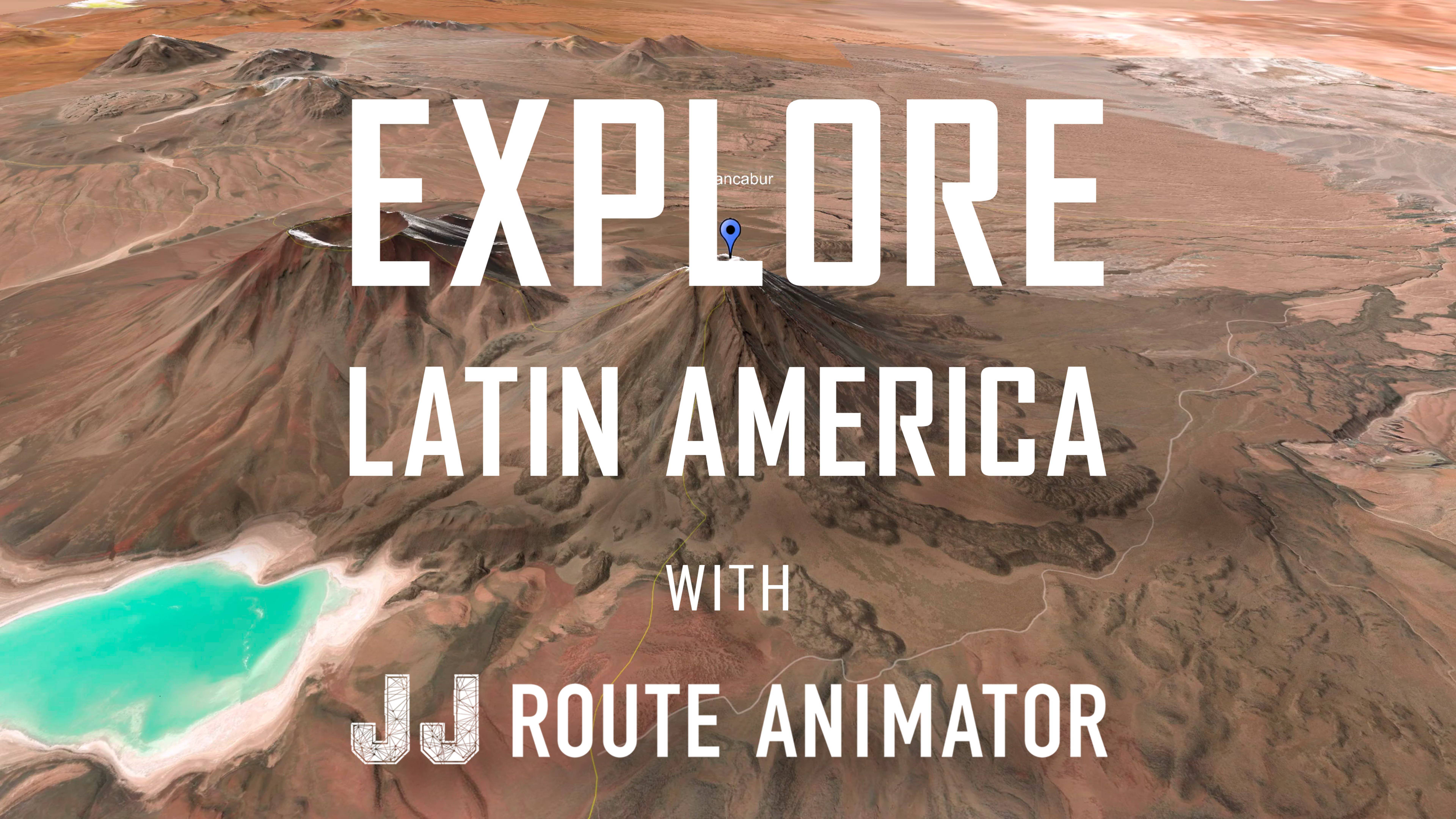 Explore Latin Amercia with "JJ Route Animator" !