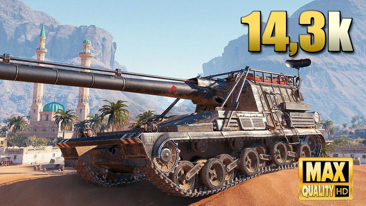 Хо-Ри нанес 3 безумных урона +14 тысяч на Песчаной реке - World of Tanks