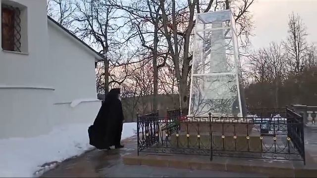 Пушкинские горы.Могила А.С.Пушкина.17.12 2024 года