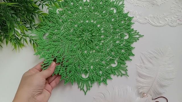 "Леся" Салфетка вязаная крючком
