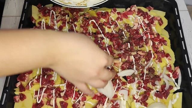 "Французша ет" тағамы. Мясо по Французский .Самый легкий рецепт