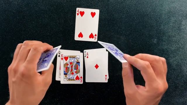 Простейший карточный фокус. Обучение