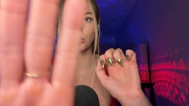 ASMR Hand Movements and Mouth Sounds   Relaxing & Sleep Inducing
