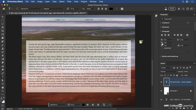 23-03 - Working with paragraph (area) type