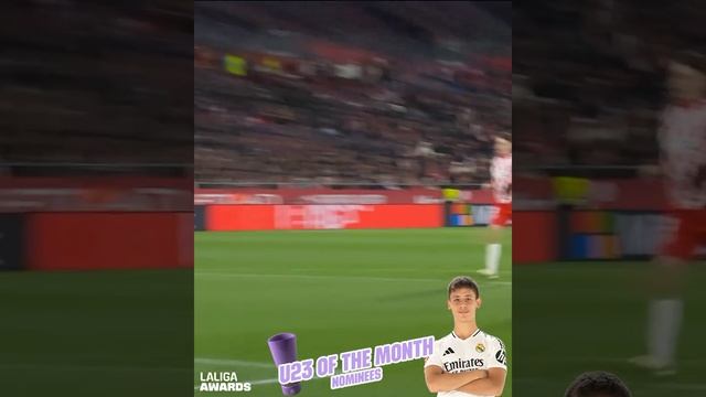 🌟Арда Гюлер номинирован на лучшего игрока Ла Лиги U-23 в декабре