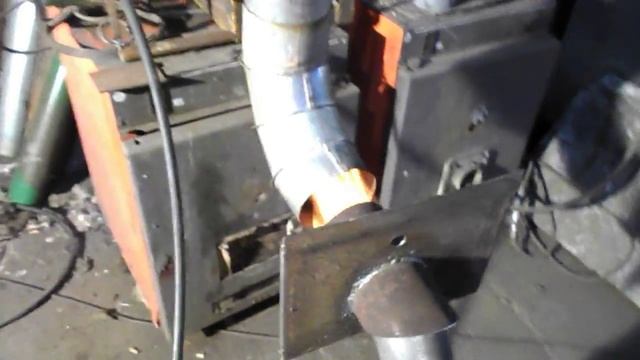 Горелка на отработке испарительная.