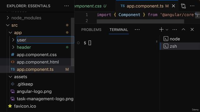 17. Managing & Creating Components with the Angular CLI