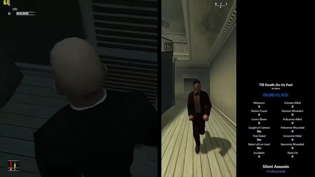Hitman Blood Money full game Pro/SA Speedrun 35:29 Pro/SA/NG (144 FPS/Hz)