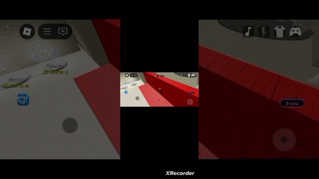 Играем в роблокс! что за мной бегает голова?!?