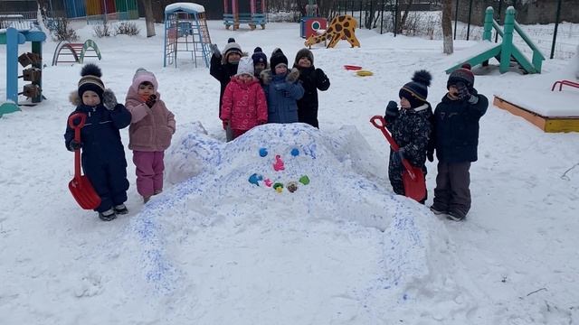 Снежный город у Мишутки