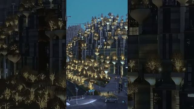 Многофункциональный комплекс под названием «1000 деревьев» в Шанхае