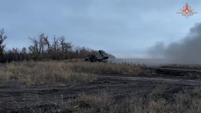 Боевая работа расчета РСЗО «Град» ГрВ «Восток»