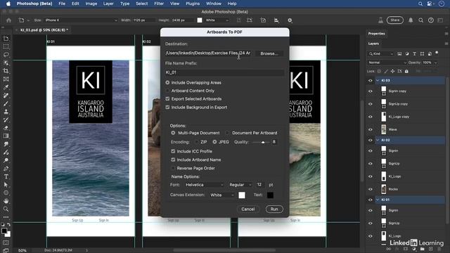 25-04 - Saving and exporting artboards