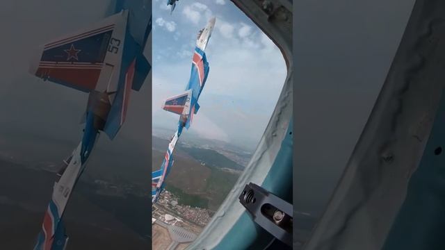 Русские витязи на многоцелевых истребителях Су-35С и Су-30СМ прибыли в Китай