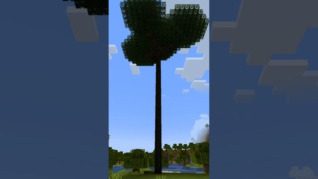 Деревья в The Twilight Forest(сумеречный лес) #майнкрафт #постройки #shorts #minecraft