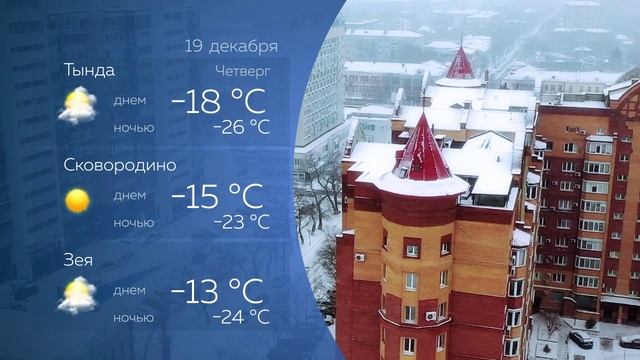 Прогноз погоды на 19.12.2024