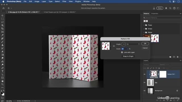 18-03 - Creating and applying custom pattern fill layers