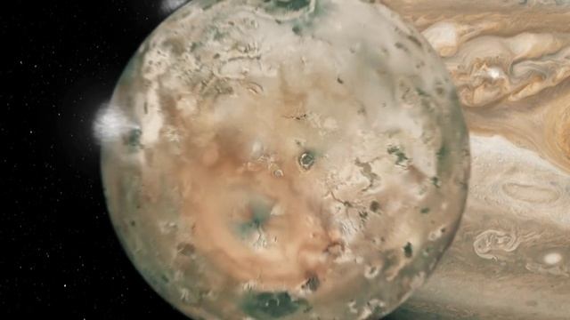 Анимационный тур по вулканической луне Юпитера Ио