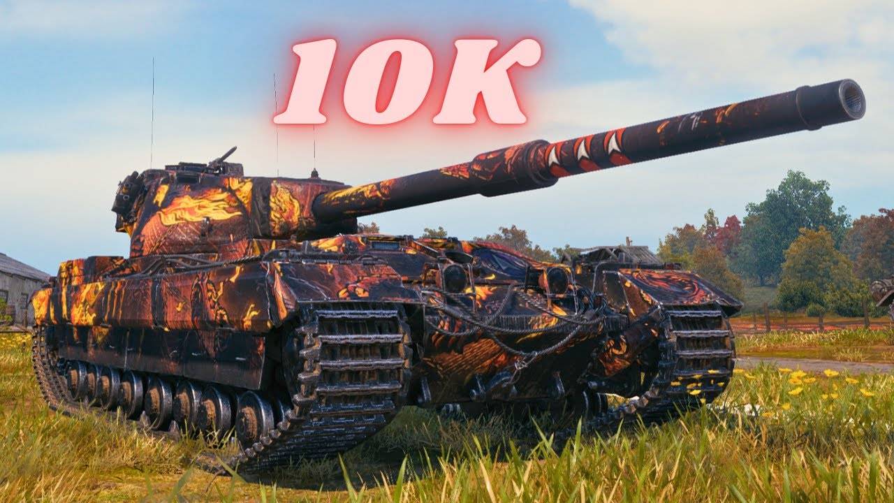 FV215b 10 Тысяч урона World of Tanks