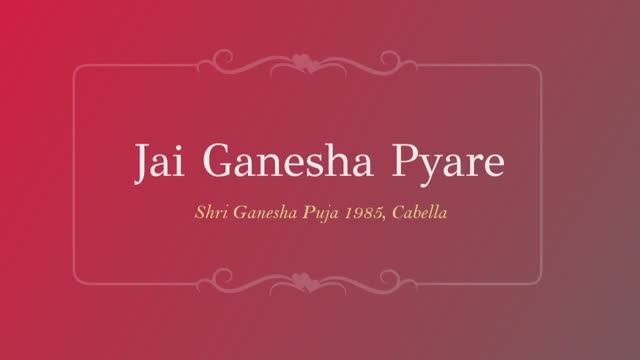37-Jai Ganesha Pyaare