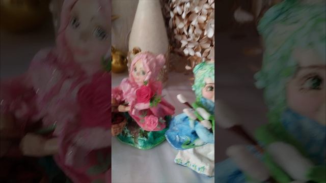 1000056397.mp4 Ватные ёлочные игрушки Времена года