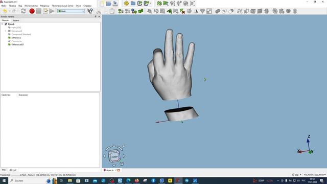 FreeCAD.#66. Верстак "Mesh" (Сетки). Масштабирование, подрезка и разделение STL на части. OpenSCAD
