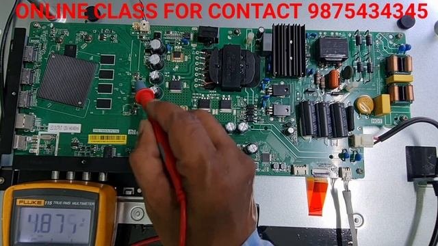 MI 49 " ANDROID TV STARTUP SEQUENCE AND VOLTAGE