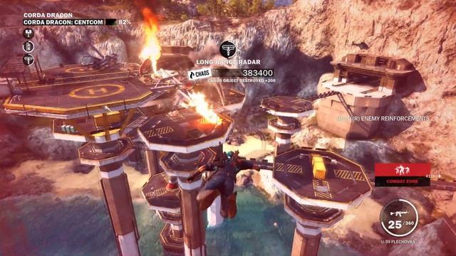 Just Cause 3 Wingsuit Attack