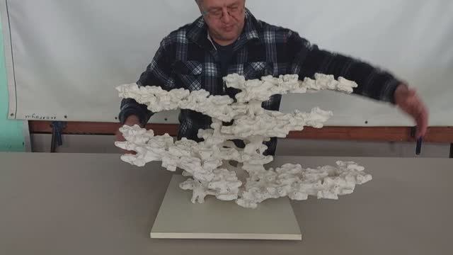 ДФ-342 Декорация для морского аквариума из биокерамики.