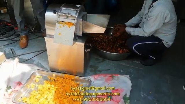 Turmeric, Haldi Cutting/Slicer | Ginger Cutting Machine | Potato Slicer | Carrot Shredding - Hytek